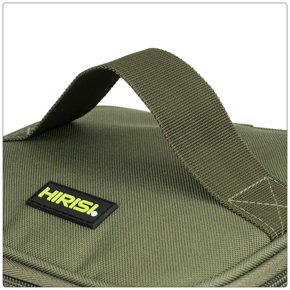 Bolsa de pesca portátil Hirisi en uso práctico