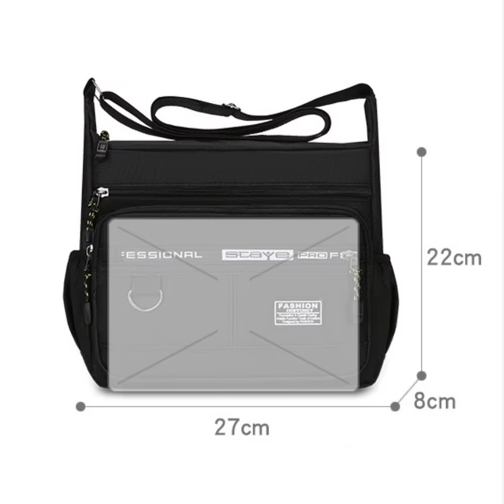 Bolso Bandolera de Nailon para Viaje de Gran Capacidad - imagen 5