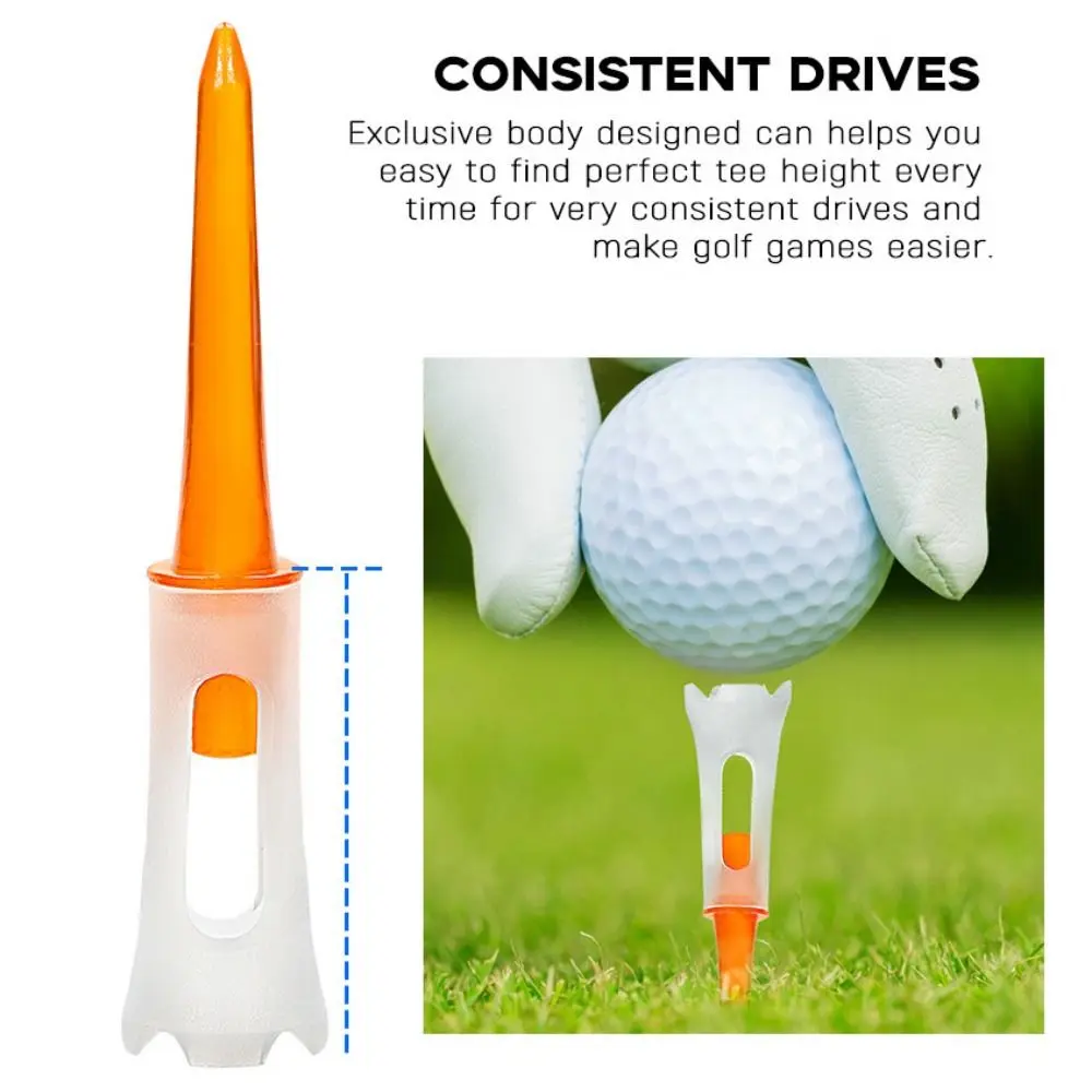 Tees de golf de baja resistencia multicolores para entrenamiento - imagen 5