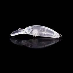 Hanlin-Minnow Jerkbait transparente sin pintar - Cebo duro 5 cm 2,3 g