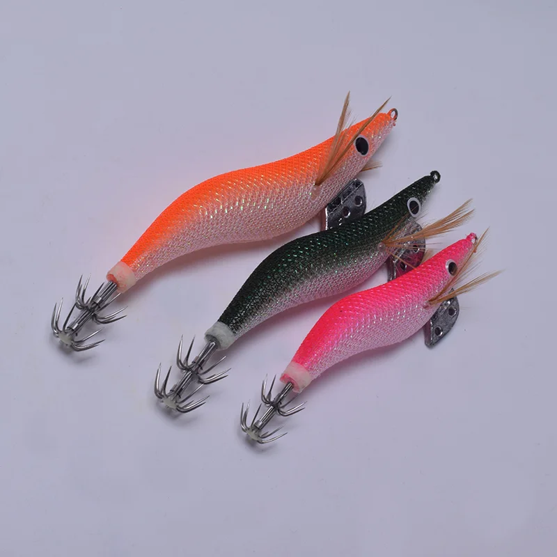 Lures biónicos para calamar con punta luminosa y cuerpo brillante - imagen 2