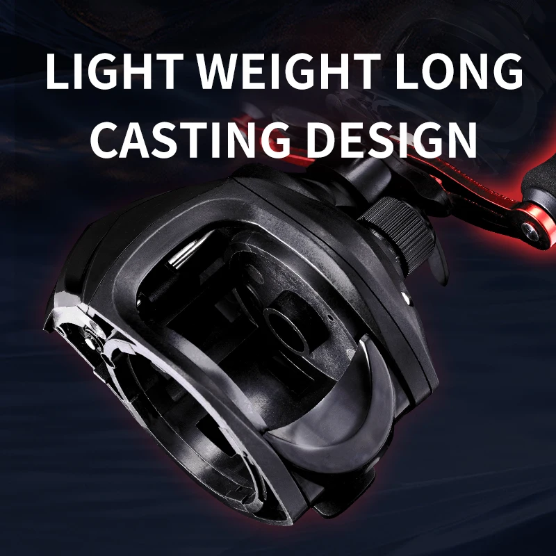 Carrete Baitcasting Rooblinos AC – 8KG, ligero para surf y agua salada - imagen 3