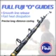 Caña telescópica FUJI de carbono FISHINGFANS – punta sólida - imagen 3