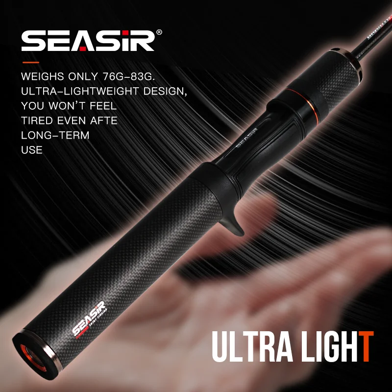 SEASIR Flecha Negra Caña BFS Ultraligera – Carbono Portacarretes Fuji - imagen 5