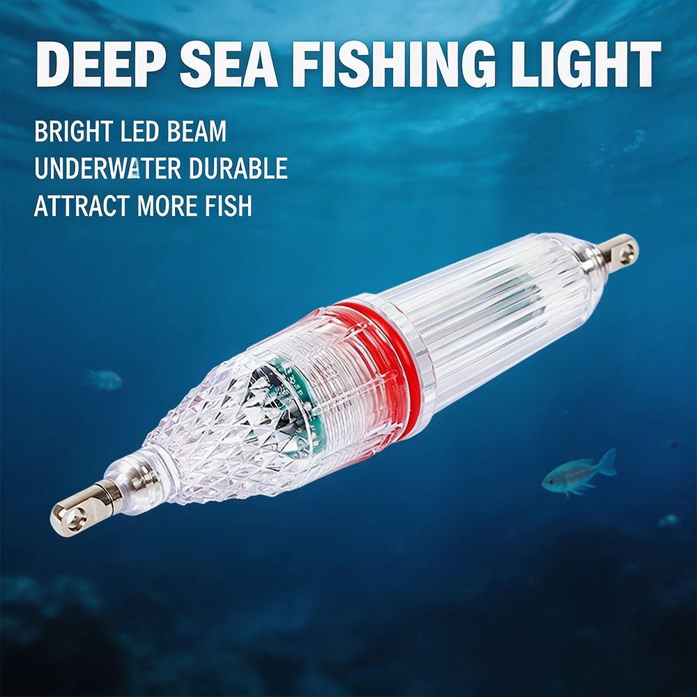 Luz LED de pesca subacuática con doble cabezal intermitente - imagen 4