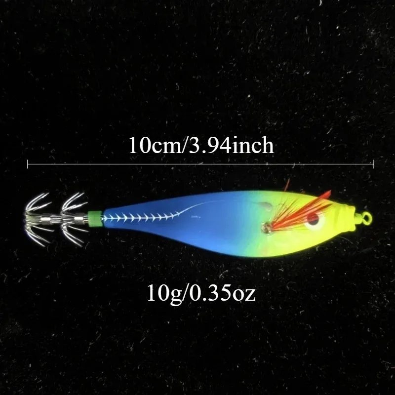 BRAVMACK señuelos luminosos para calamar y camarón en agua salada - imagen 5