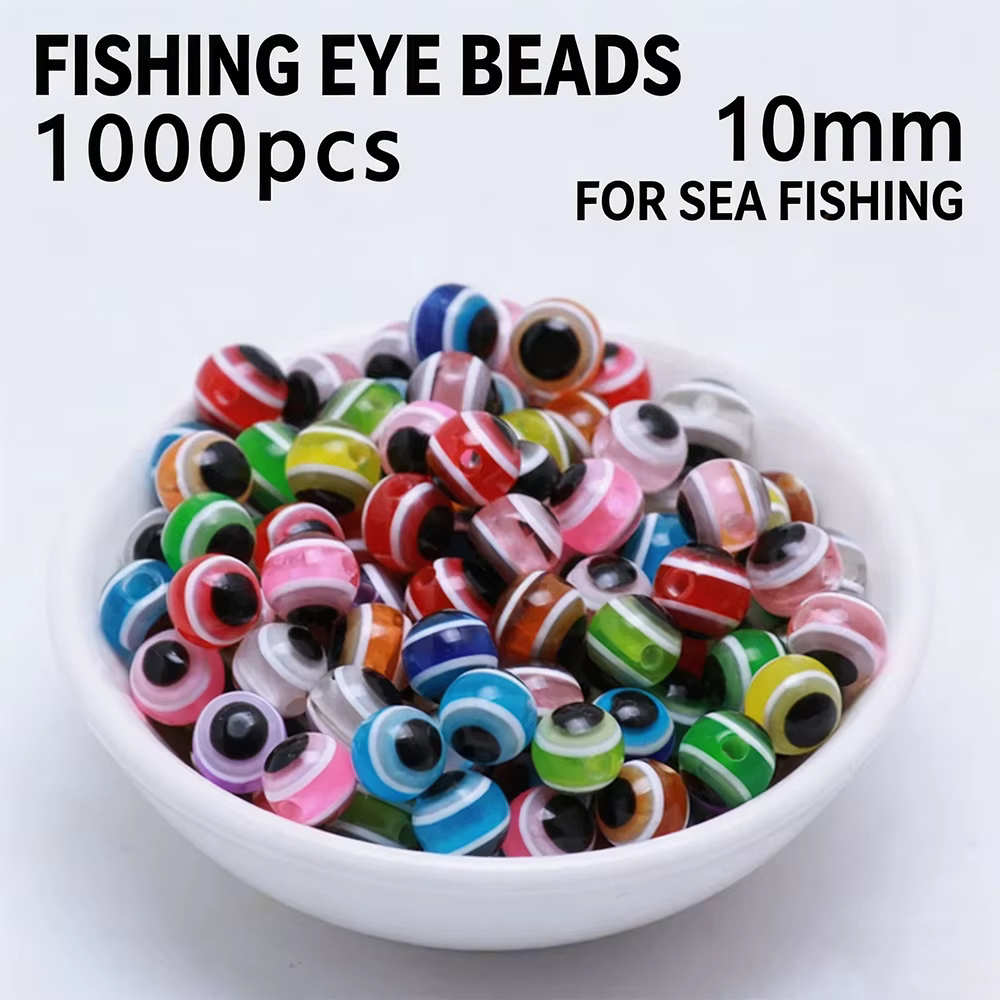Cuentas de pesca con forma de ojo de pez – tipo frijol espacial - imagen 2