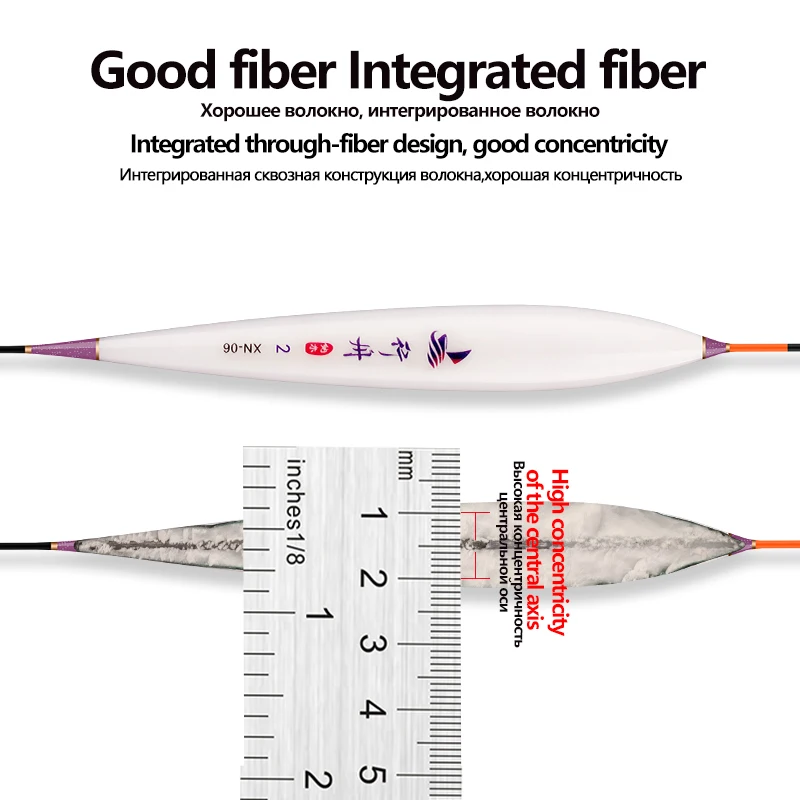 Detalle del pie de fibra de carbono y cuerpo en nano compuesto
