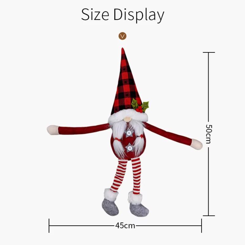 Peluche Papá Noel Animado – Suave y Abrazable para Navidad - imagen 2