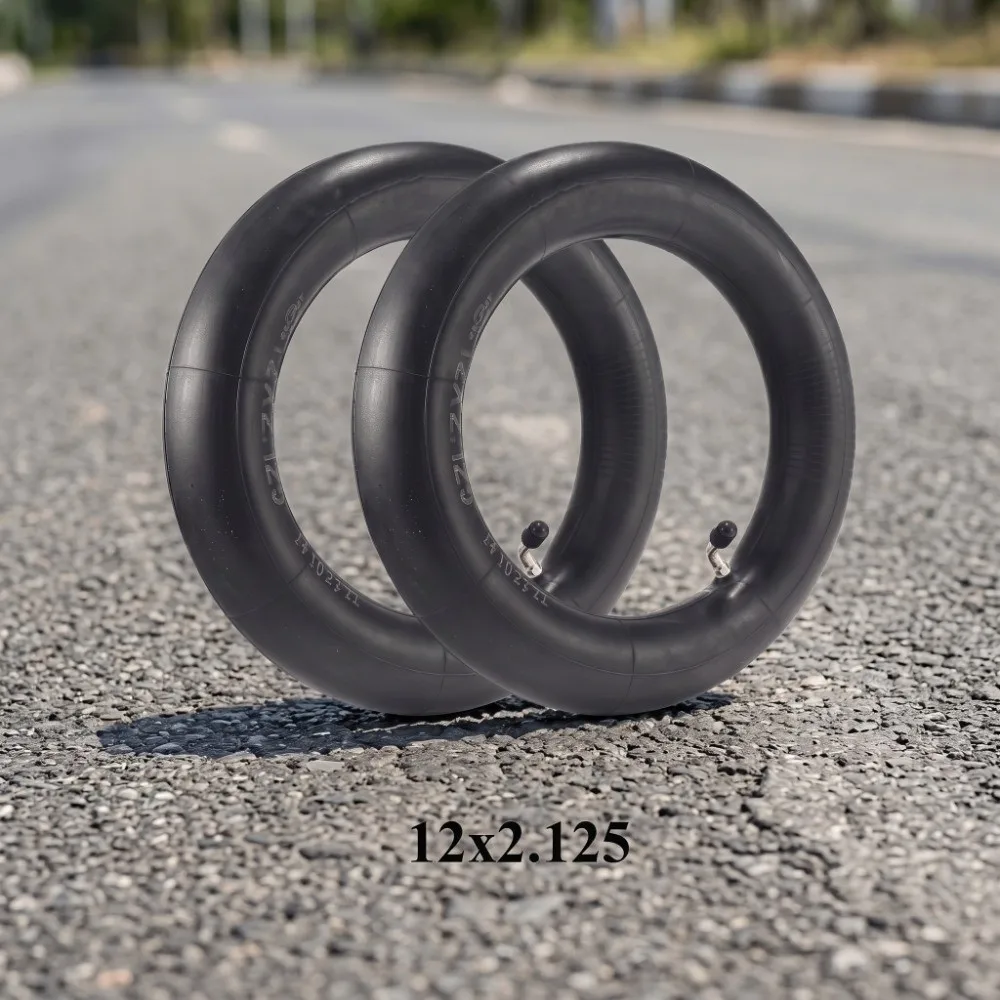 Cámara de aire butilo negra con válvula doblada para scooter - imagen 3