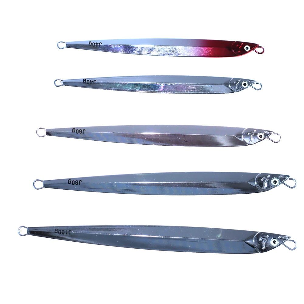 Jig vertical metal cromado – hundimiento rápido para mar - imagen 4