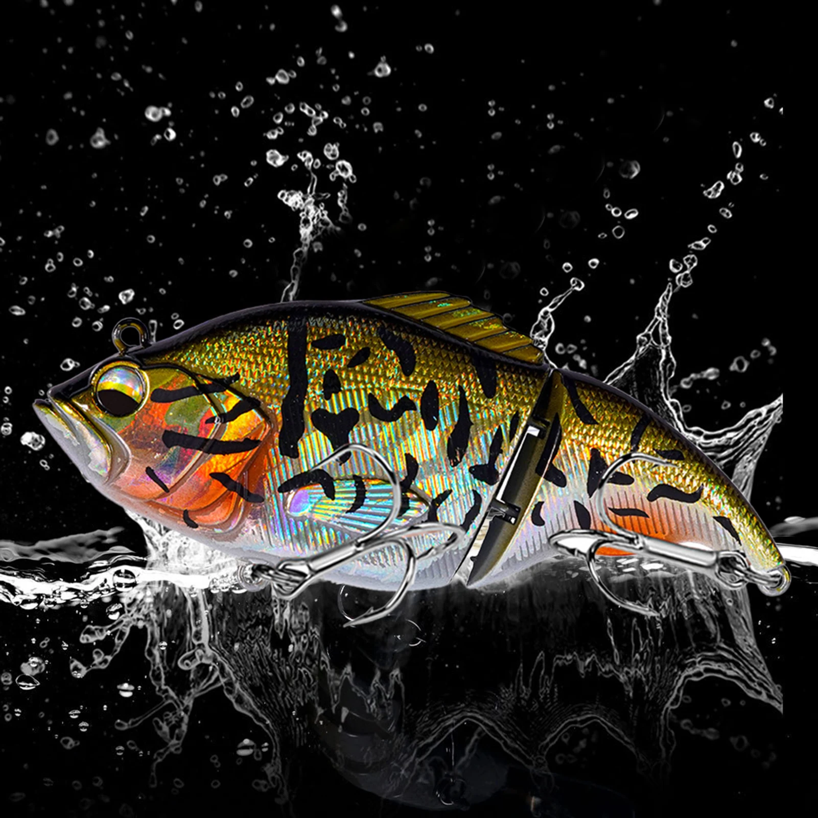 Señuelo hundimiento lento de varias secciones para pesca de cebo artificial - imagen 5