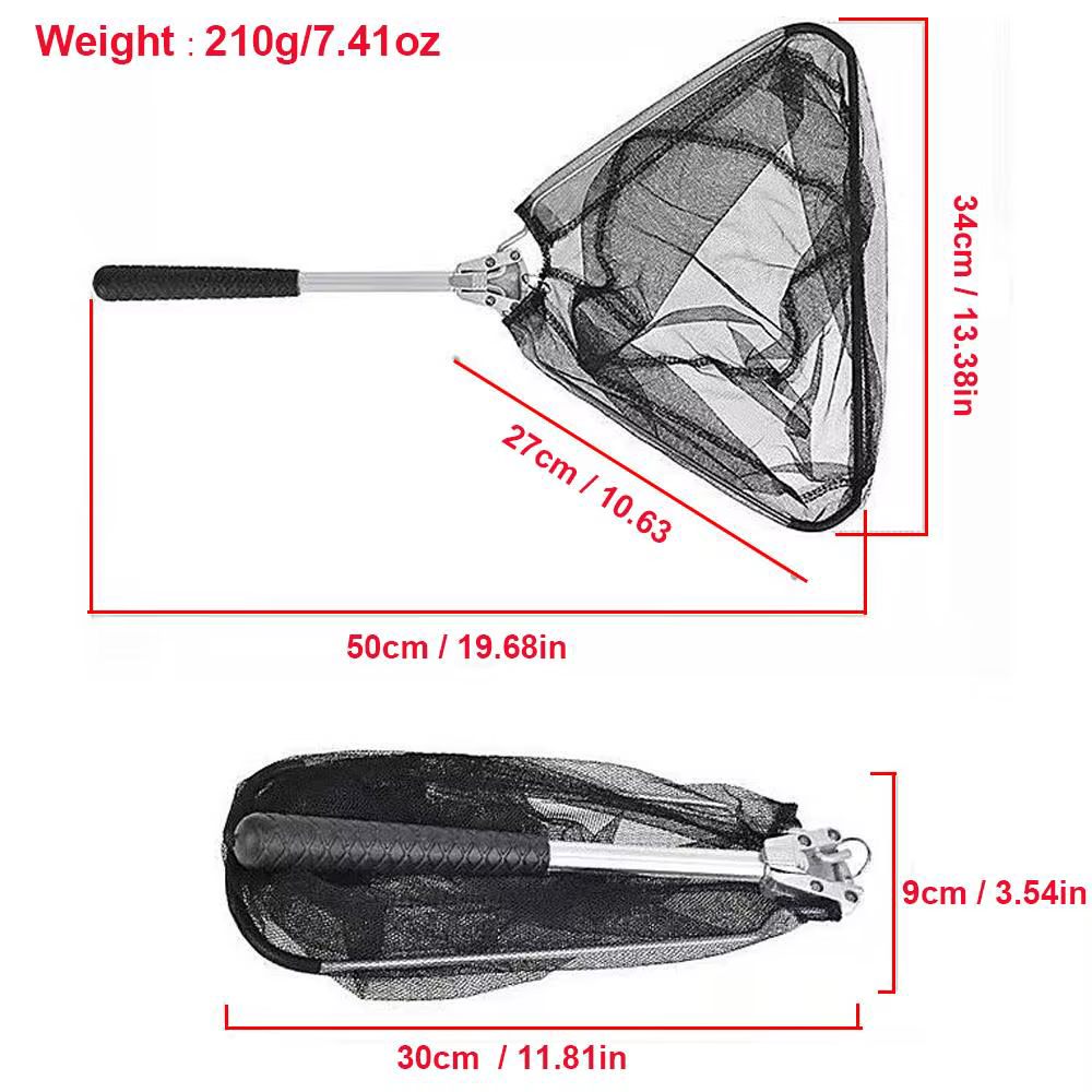 Red de Aterrizaje Plegable de Aluminio – Triangular 50 cm - imagen 3