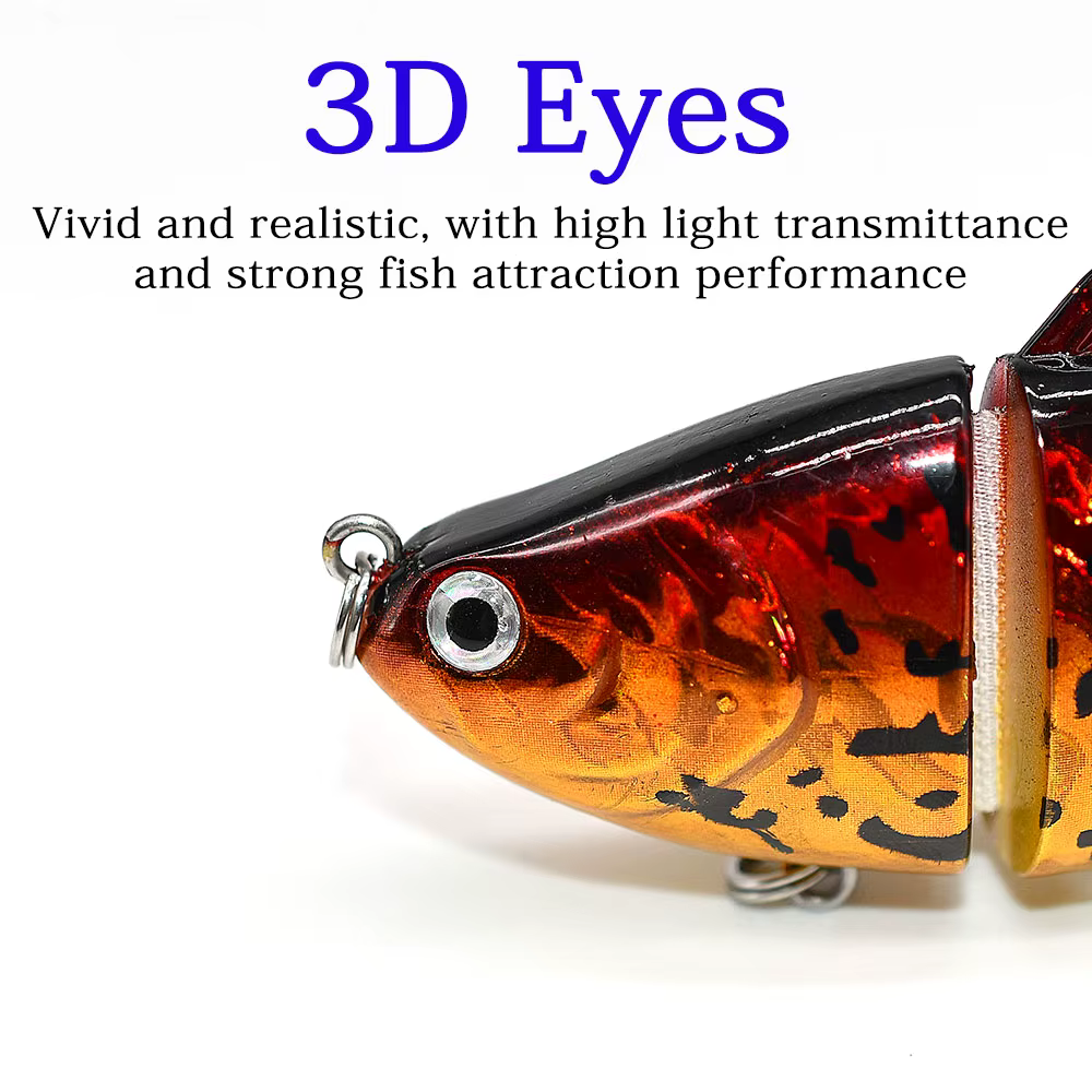 Swimbait multiarticulado se hunde – Crankbait artificiales para pesca - imagen 2