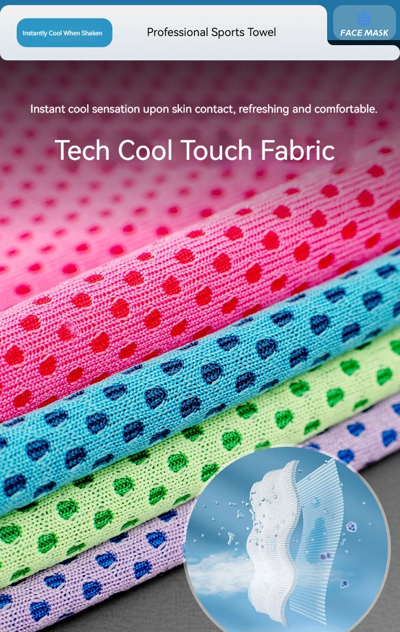 Toalla multicolor para deporte