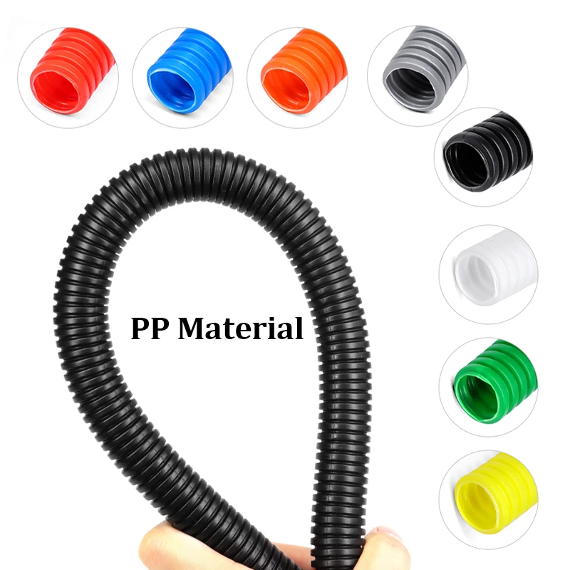 Tubo corrugado multicolor para cableado automotriz aislante PP - imagen 4