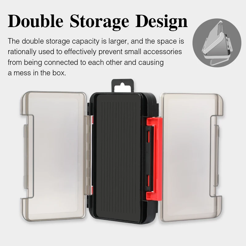 TSURINOYA RX17 caja de señuelos doble capa impermeable - imagen 2