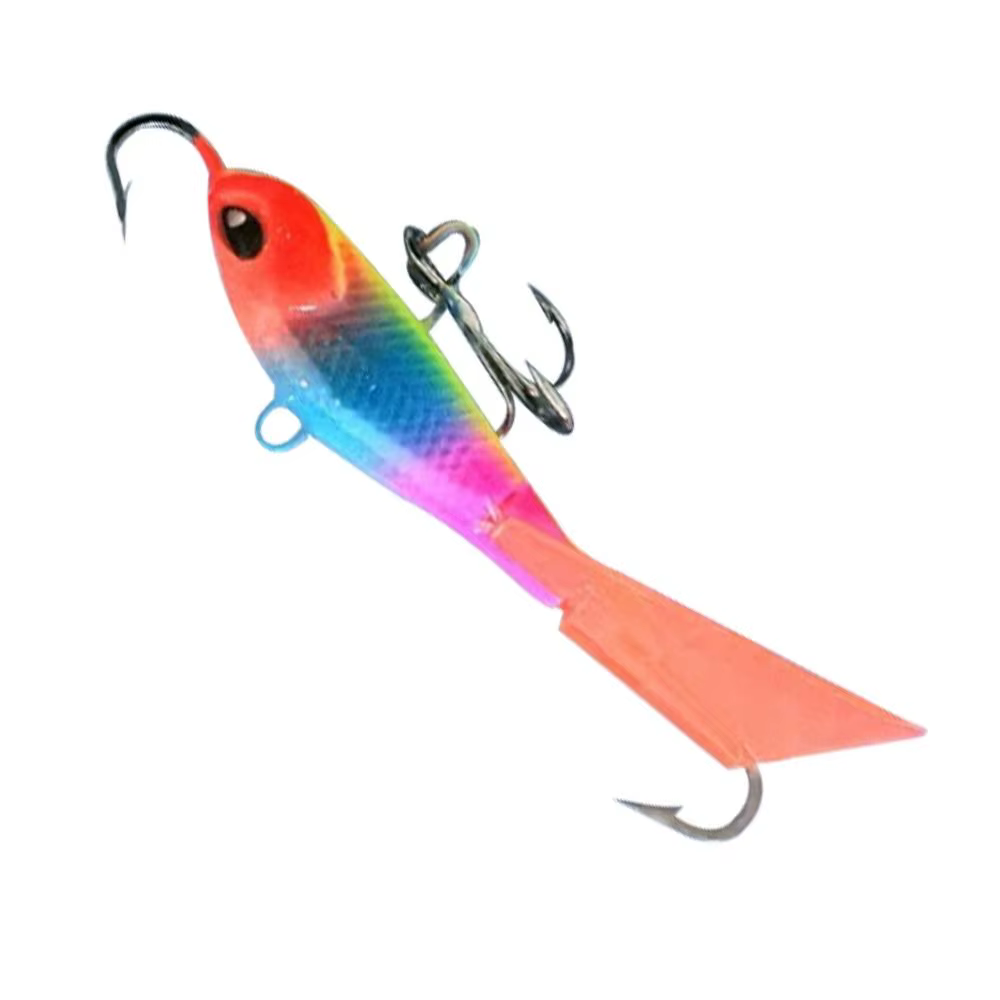 Cuchara metálica jigging – Equilibrador para pesca en hielo - imagen 3