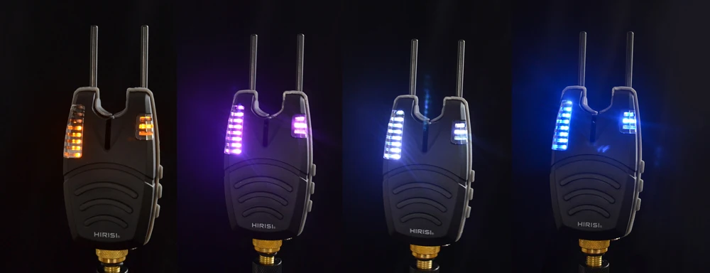 Banda LED y control de funcionamiento para alarma de pesca