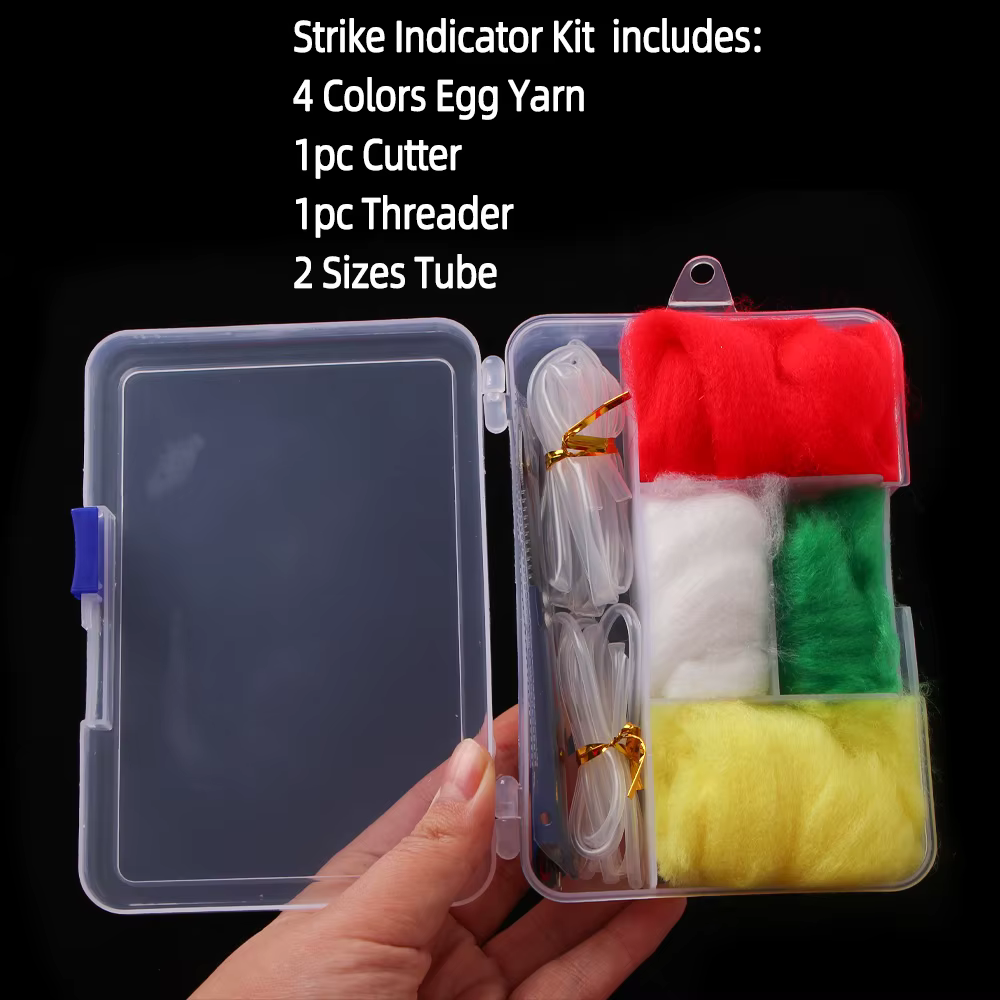 Bimoo Kit pesca con mosca – Indicador ataques y herramientas