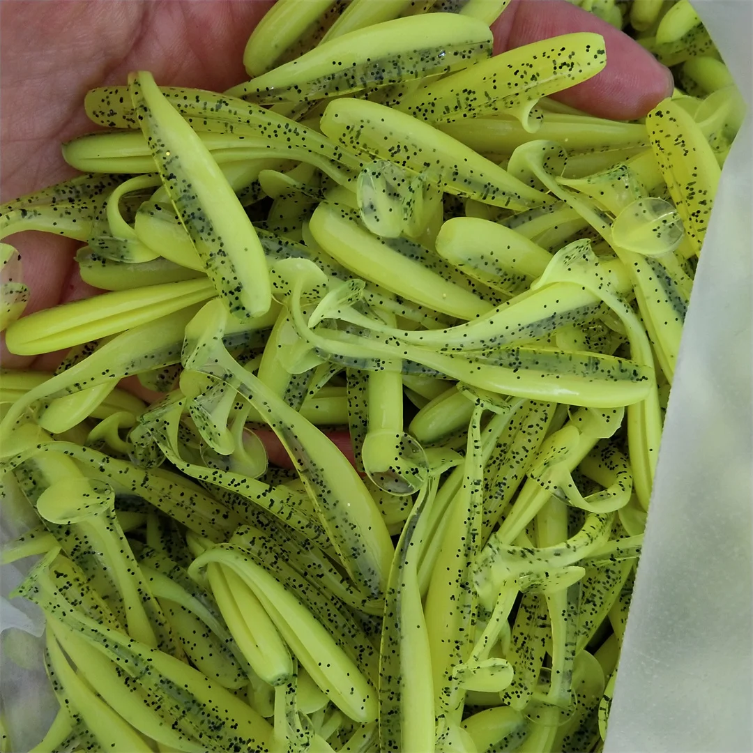Lote de 30 señuelos SWOLFY de silicona suave en varios colores