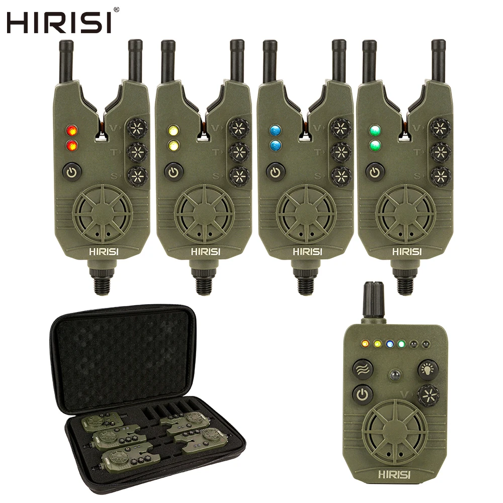 Alarmas de pesca Hirisi F20-4 para carpas: sensibilidad y volumen - imagen 2