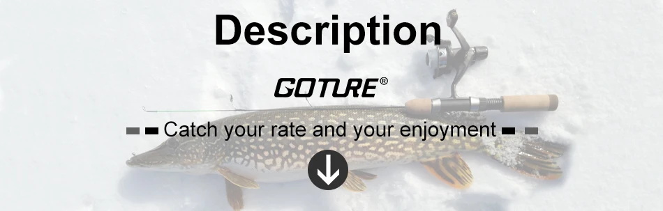 Plantillas para pesca en hielo Goture 7cm 15g