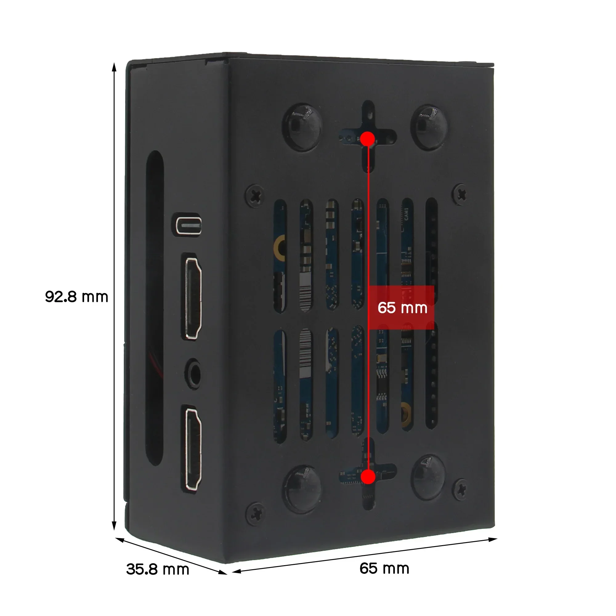 Caja naranja Pi 5 Pro Max Ultra de metal - imagen 2