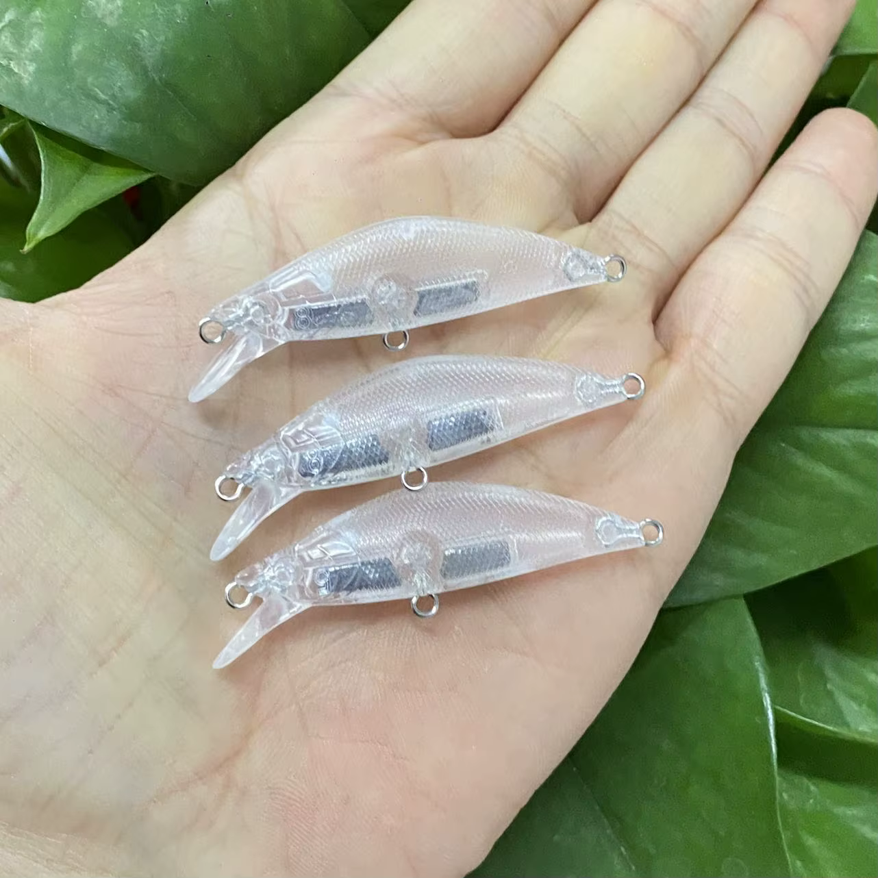 Señuelos Minnow sin pintar hundibles – Base para lubina y trucha - imagen 5