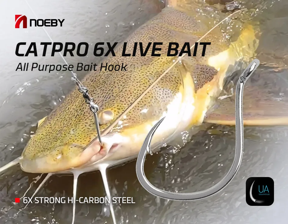 Anzuelo Noeby CATPRO 6X de cebo vivo