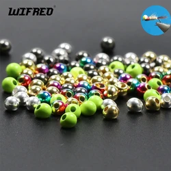 WIFREO Cuentas de tungsteno compensadas Jig gota para atado moscas