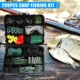 Kit montajes preatados para carpa con anzuelos, clips y eslabones - imagen 3