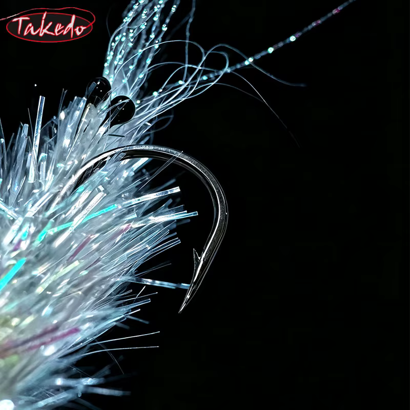 TAKEDO Jig Head con Luz – Micro Jig para Rock Fishing con Vinilo - imagen 2