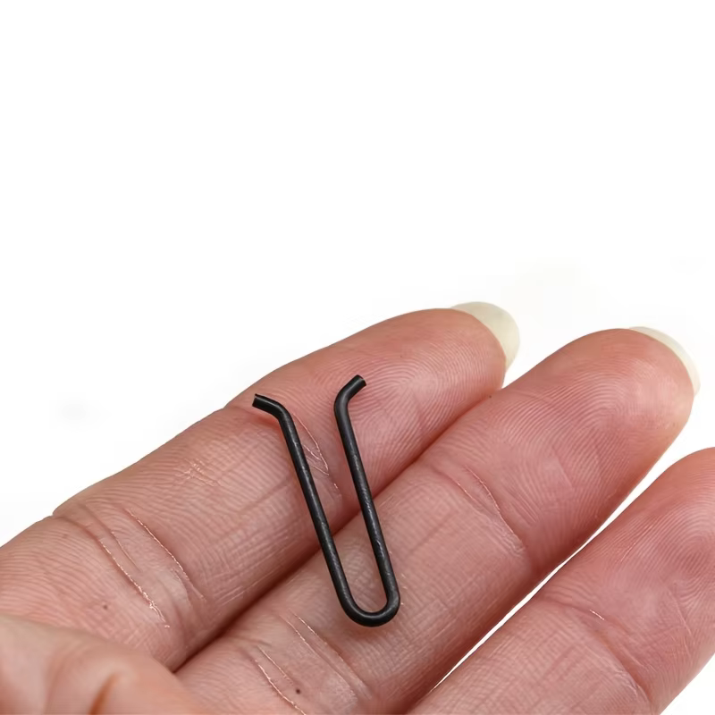 Ojales de acero negro para moldes de plomos de pesca