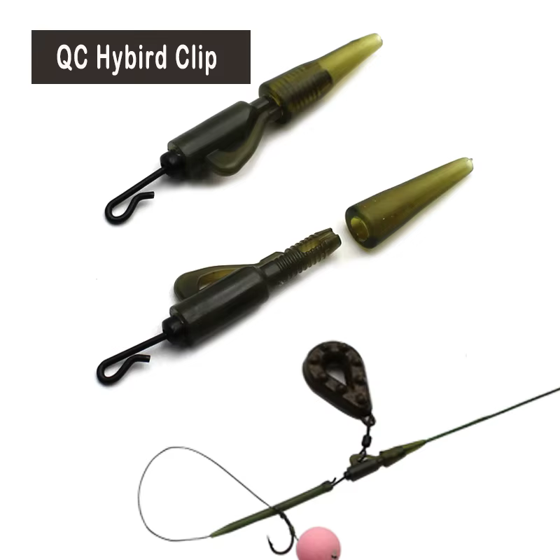 Clip Híbrido Cola de Goma para Hair Rig Carpfishing - imagen 4