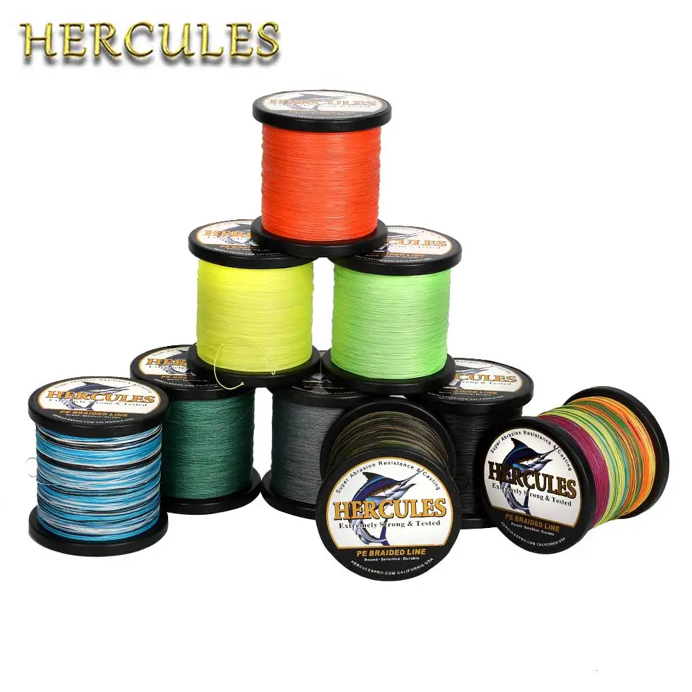 Hilo Trenzado Hercules 12 Hebras – Multifilamento para Pesca