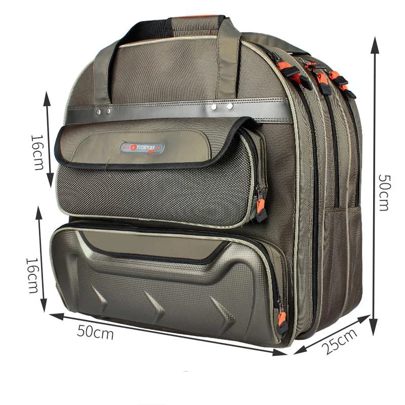 Mochila impermeable Lawaia – Tres capas alta capacidad pesca - imagen 4