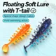 WEIHE Señuelo flotante TPE pepino de mar cuerpo hueco nado realista