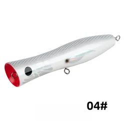 MUKUN Popper de madera pesca agua salada atún gran juego superficie