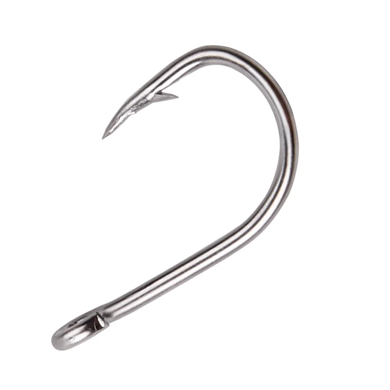 Anzuelo inoxidable con púas para pesca oceánica – Acero 9260 - imagen 2