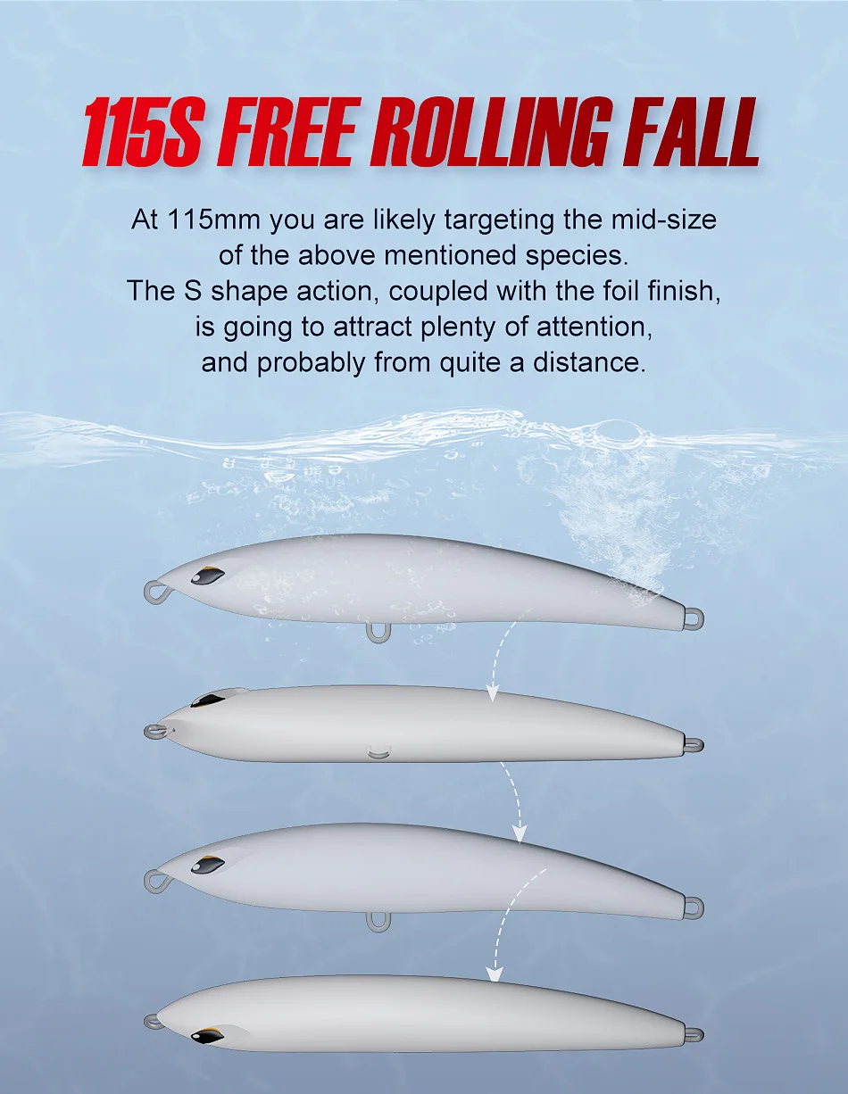 Señuelo en diferentes condiciones de luz