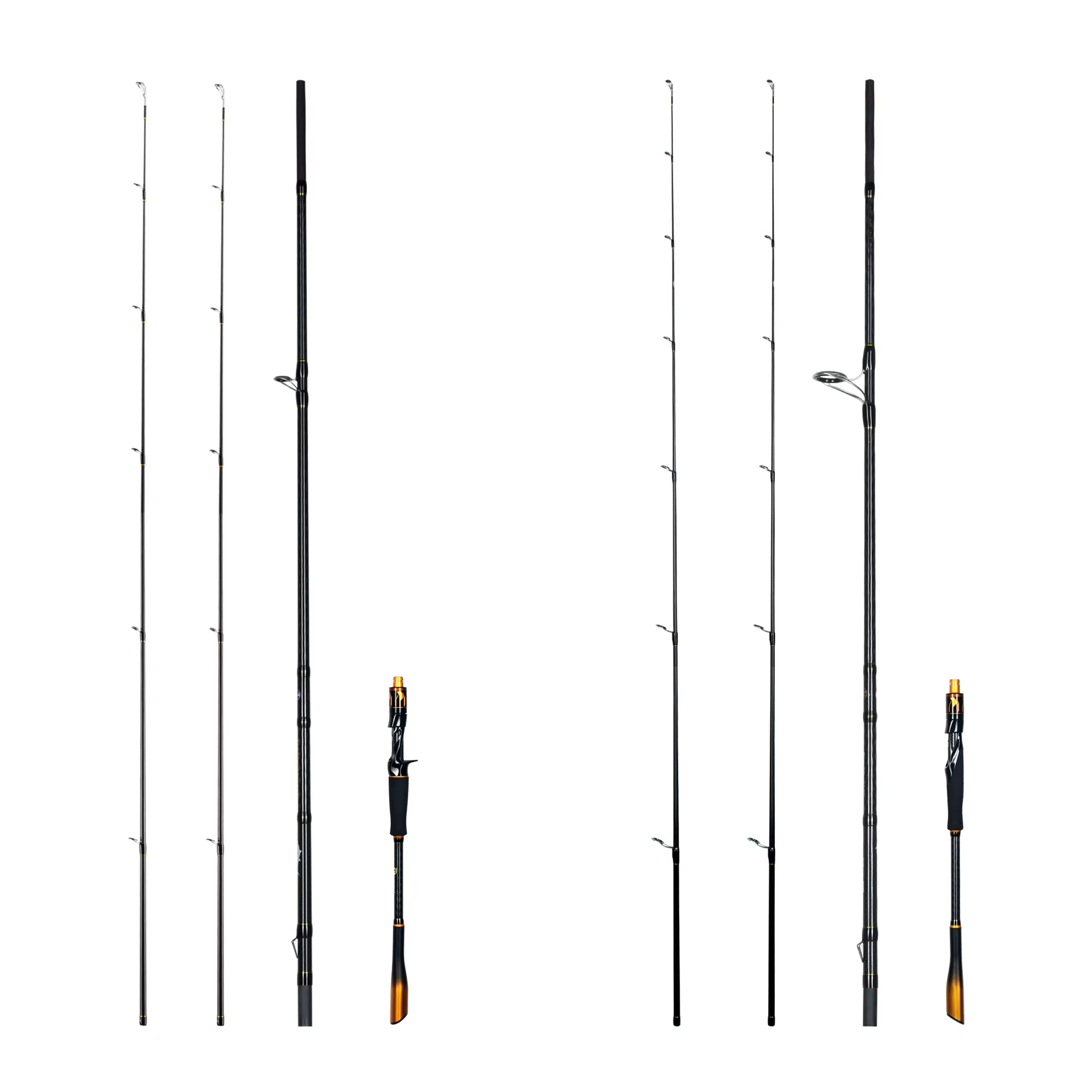 Caña Baitcasting Biutifu T1000 de Carbono – 2 secciones 1,80‑2,70 m para lucio - imagen 4