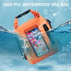 Bolsa impermeable Goture con cierre enrollable y ventana móvil