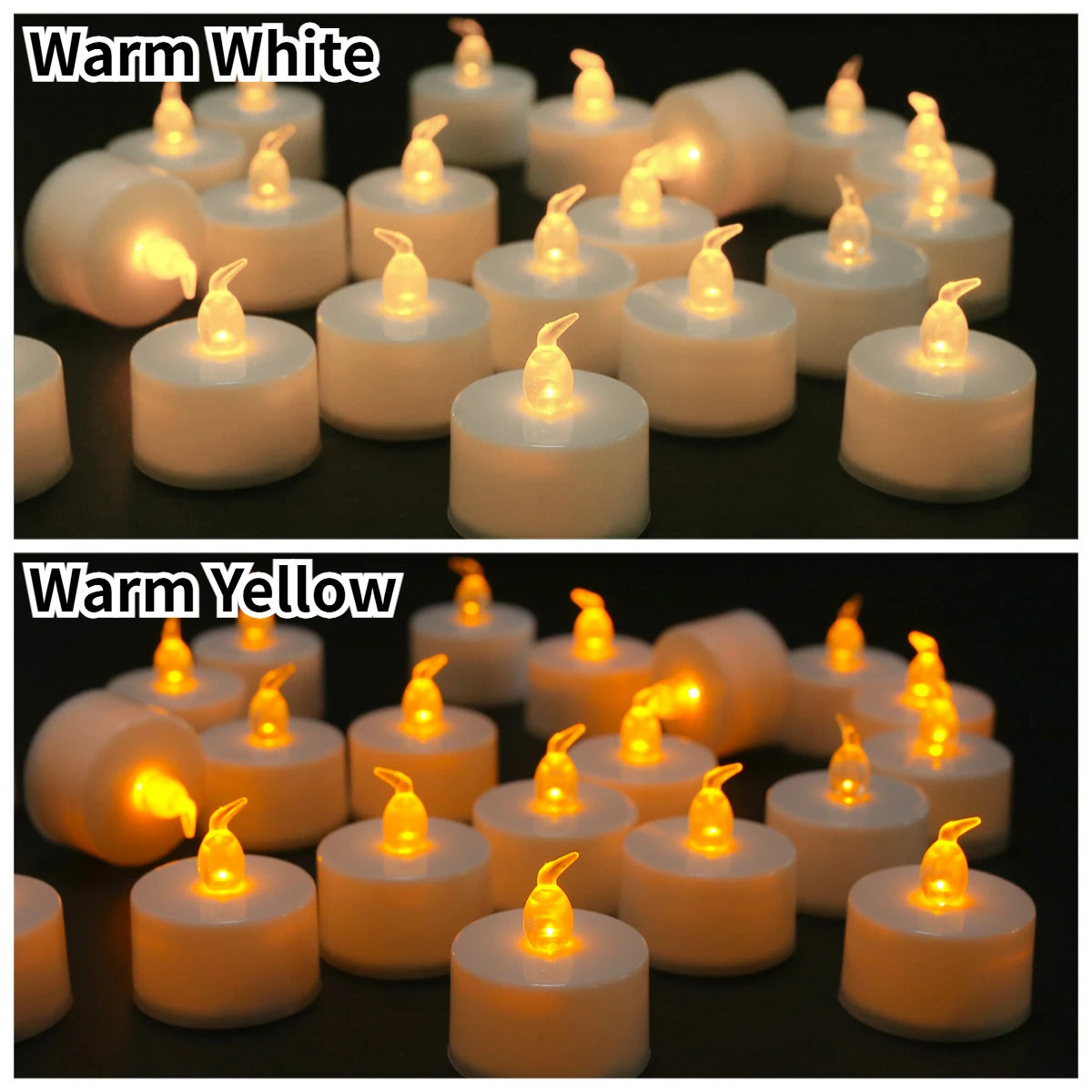 Velas LED para decoración de bodas y eventos
