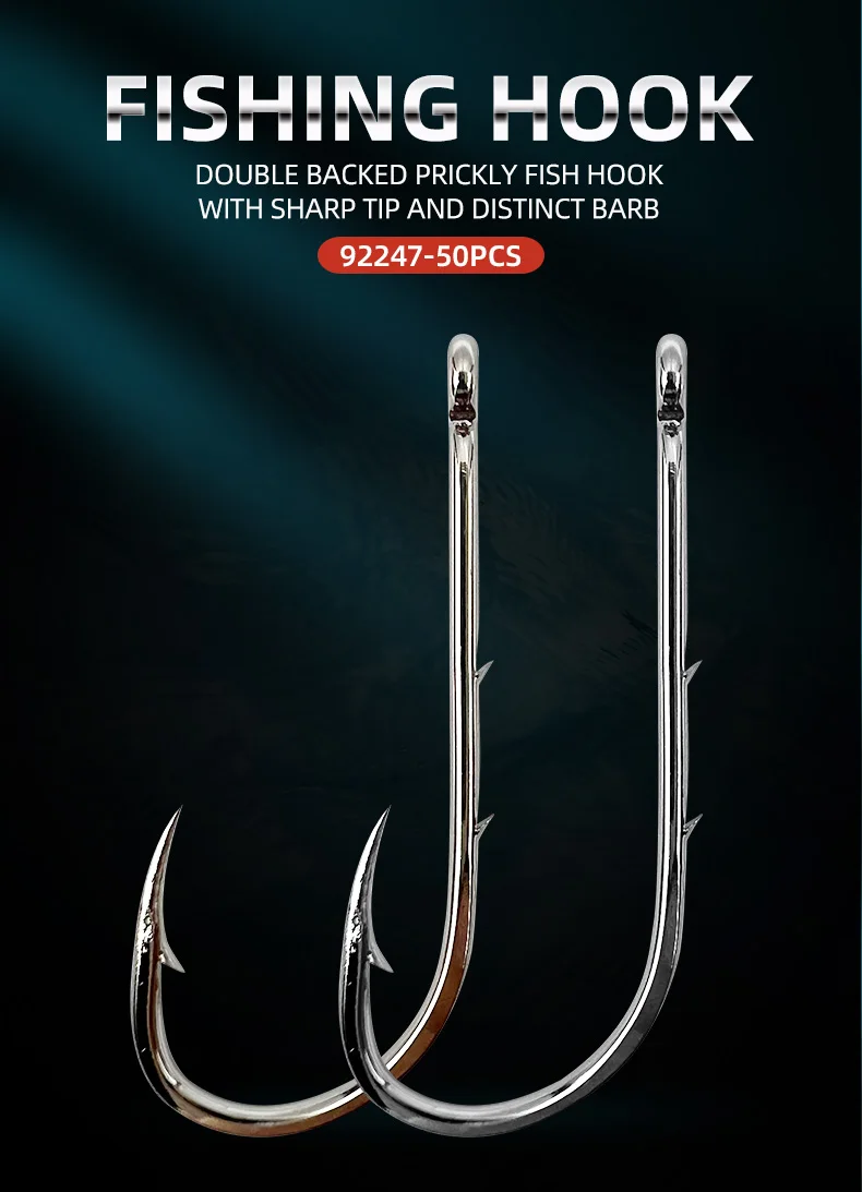 Anzuelo de pesca ShareShark con boca curva