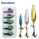 ShareShark Cucharas metálicas con anzuelo para pesca con spinning