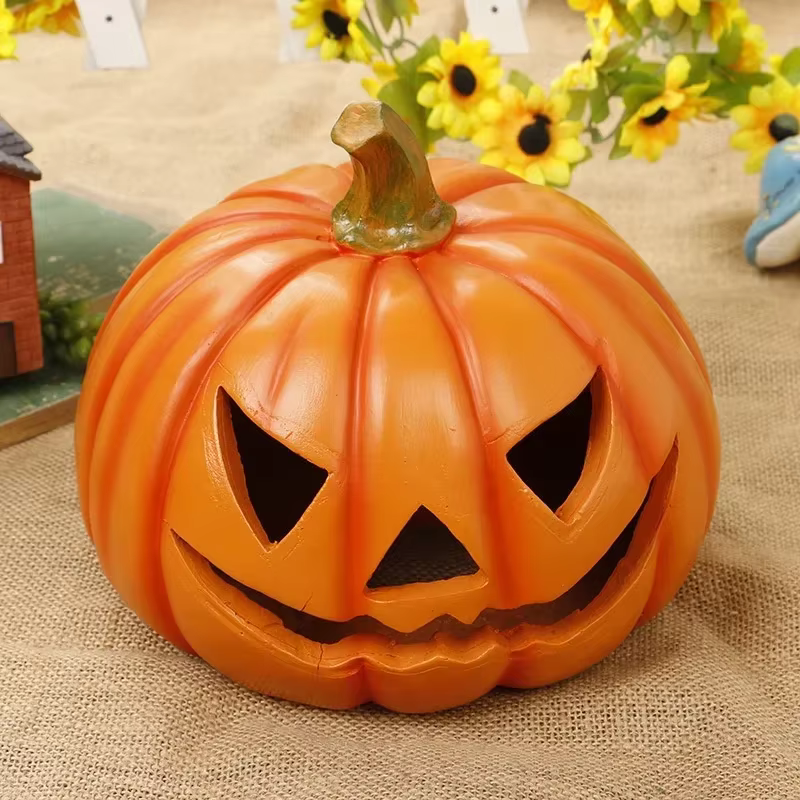 Calabaza decorativa de resina para Halloween y el hogar - imagen 5
