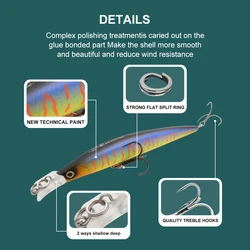 ESFISHING Minnow flotante – Señuelo para agua superior