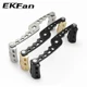 Manivela de baitcasting EKFan de aluminio con doble perilla BC