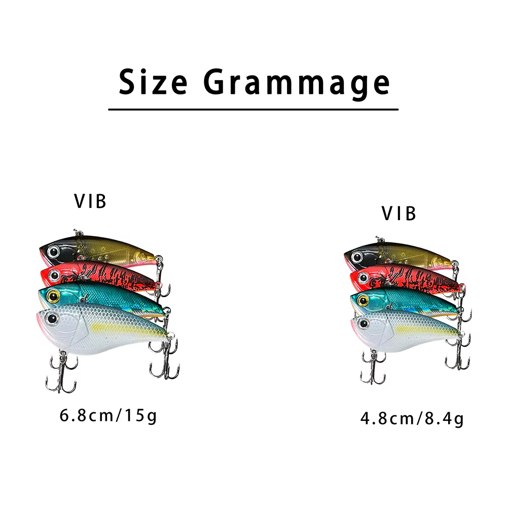 VIB Señuelo de pesca duro Crankbait para lubina lucio y perca - imagen 2